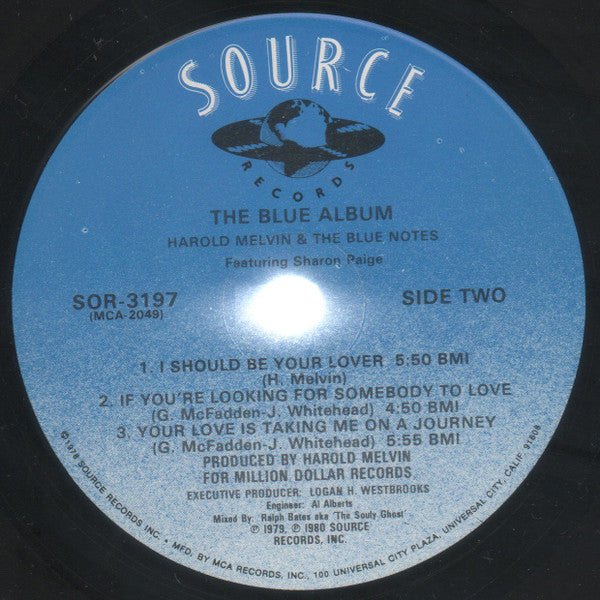 The Blue Album Harold Melvin And The Blue Notes,Sharon Paige