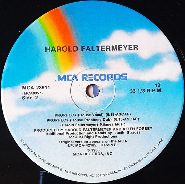 Prophecy Harold Faltermeyer