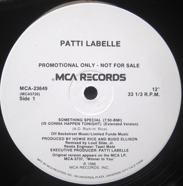Something Special (Is Gonna Happen Tonight) 2 Patti LaBelle