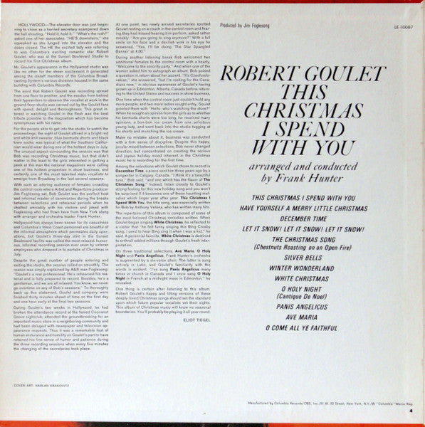 Ce Noël, je le passe avec toi Robert Goulet