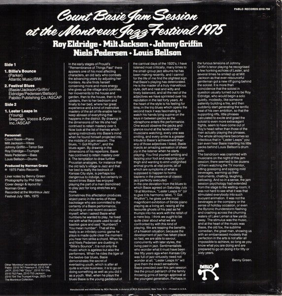 Jam Session au Montreux Jazz Festival 1975 Count Basie
