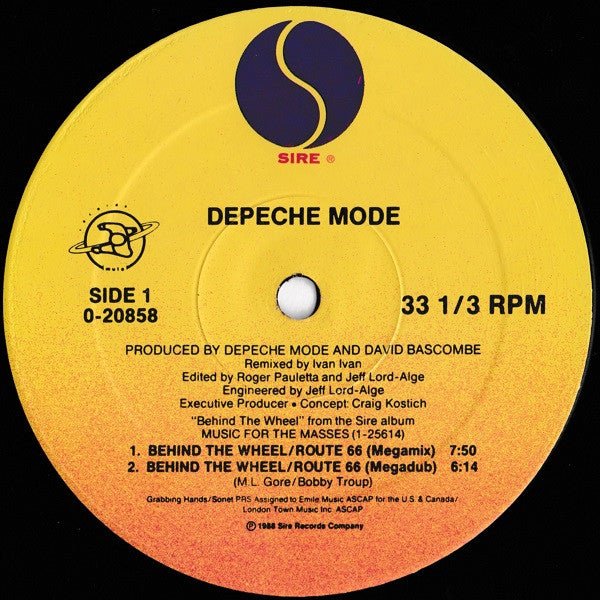 Derrière le volant / Route 66 (Megamix) Depeche Mode