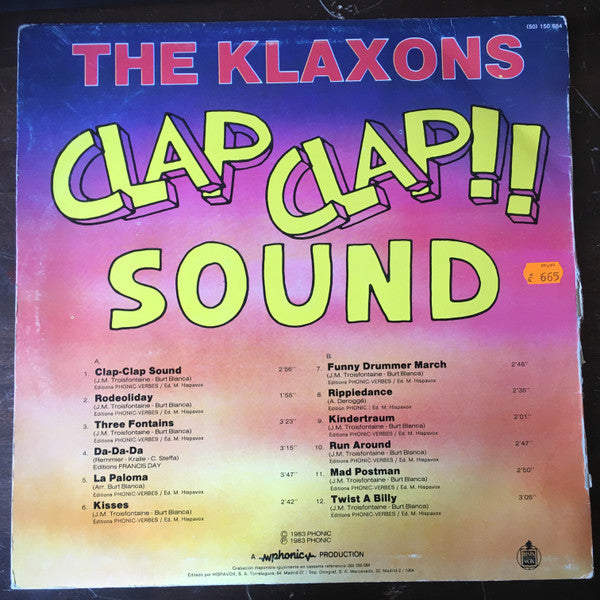 Clap Clap!! Sound The Klaxons