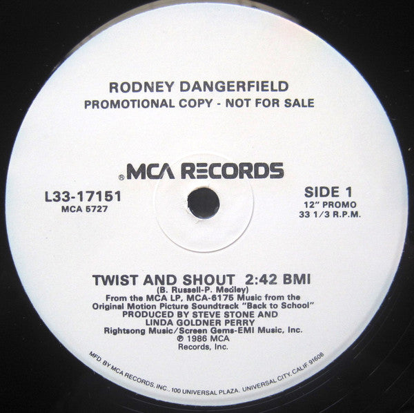 Twist And Shout Rodney Dangerfield