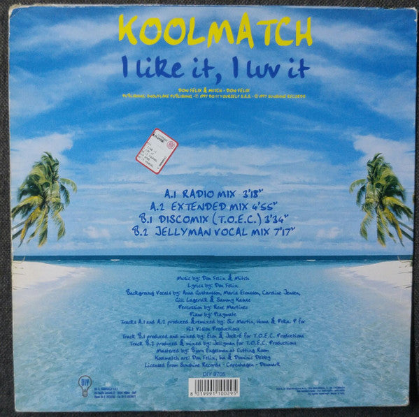 I Like It, I Love It Koolmatch