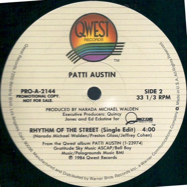 Le rythme de la rue Patti Austin