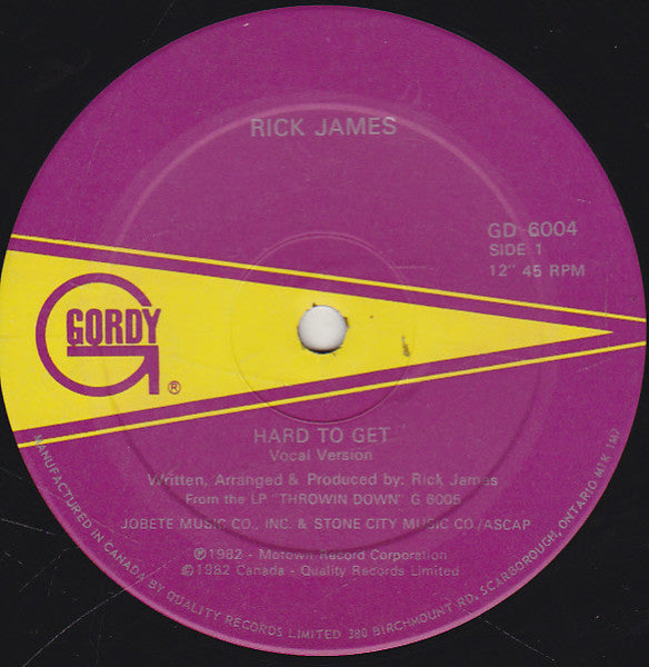 Difficile à obtenir Rick James
