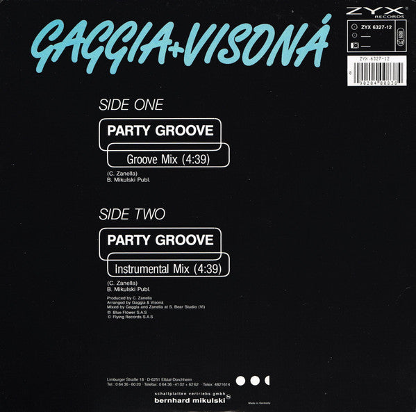 Party Groove Luciano Gaggia,Roberto Visona