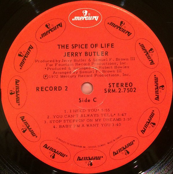 Spice Of Life Jerry Butler