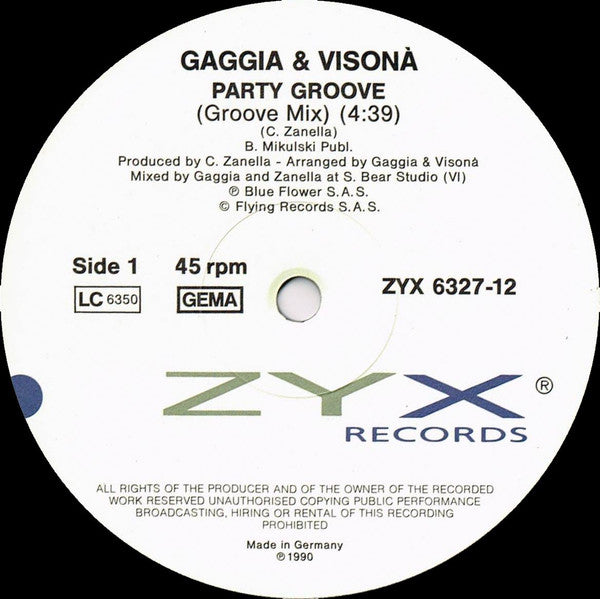 Party Groove Luciano Gaggia,Roberto Visona