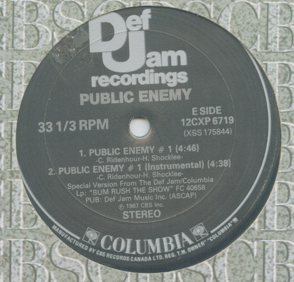 Timebomb B/W Son Of Public Enemy (Flavor-Whop-Version) Public Enemy