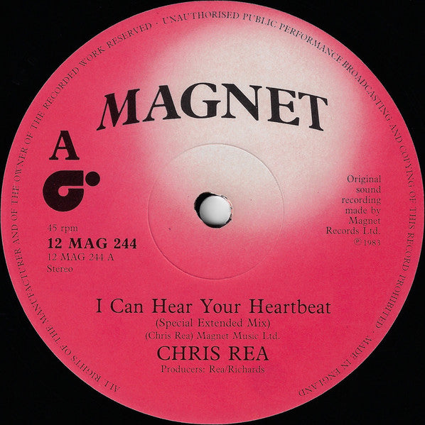 Je peux entendre ton battement de cœur Chris Rea