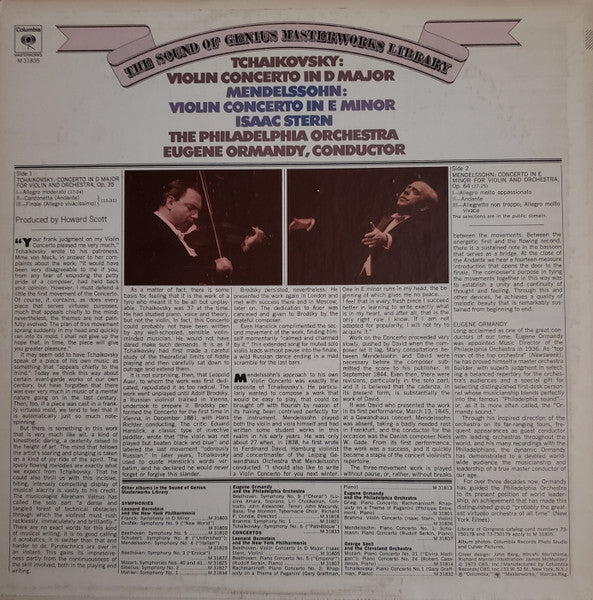 Tchaikovsky: Violin Concerto In D Major / Mendelssohn: Violin Concerto In E Minor | Rectangle Triangle  