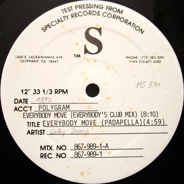 Everybody Move 3 Cathy Dennis