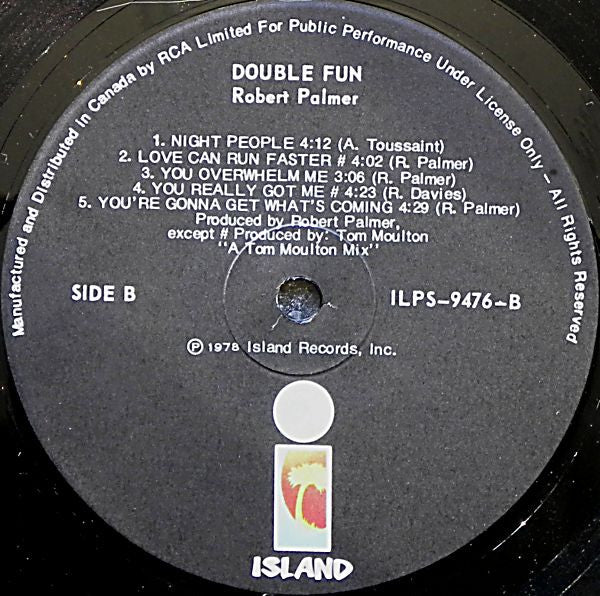Double plaisir Robert Palmer