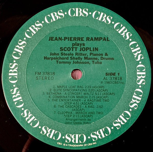 Rampal Plays Scott Joplin: The Entertainer / Great Crush Collection Jean-Pierre Rampal,John Steele Ritter,Scott Joplin,Shelly Manne,John Thomas Johnson