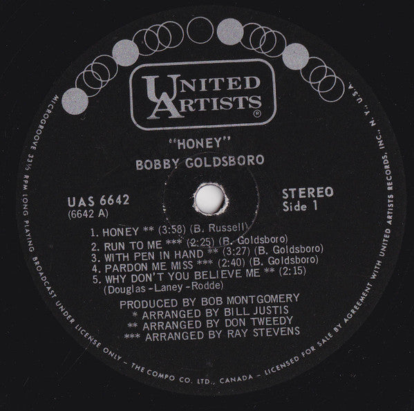 Honey 2 Bobby Goldsboro