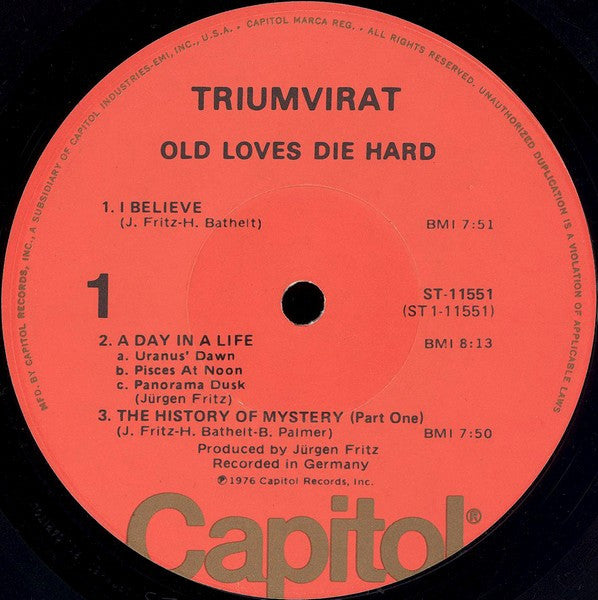Old Loves Die Hard Triumvirat