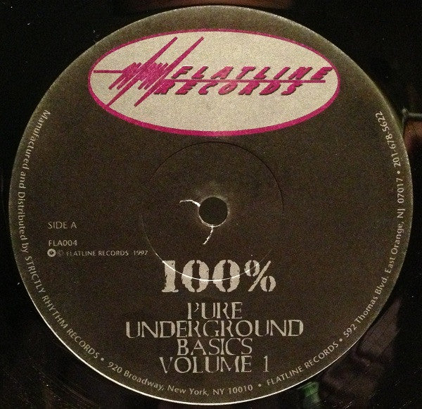 100% Pure Underground Basics Volume 1 Backroom Productions