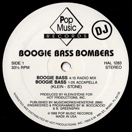 Boogie Bass Boogie Bass Bombers