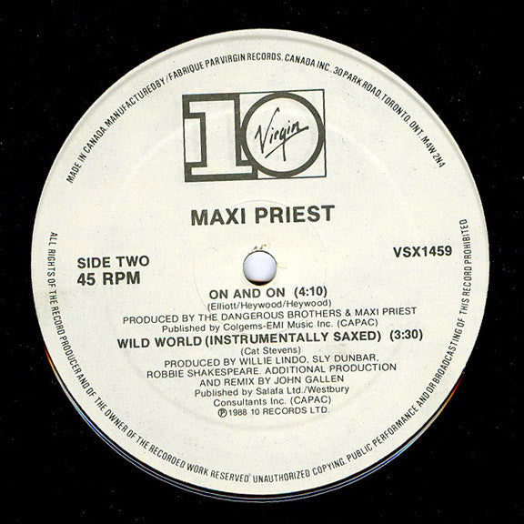 Wild World Maxi Priest