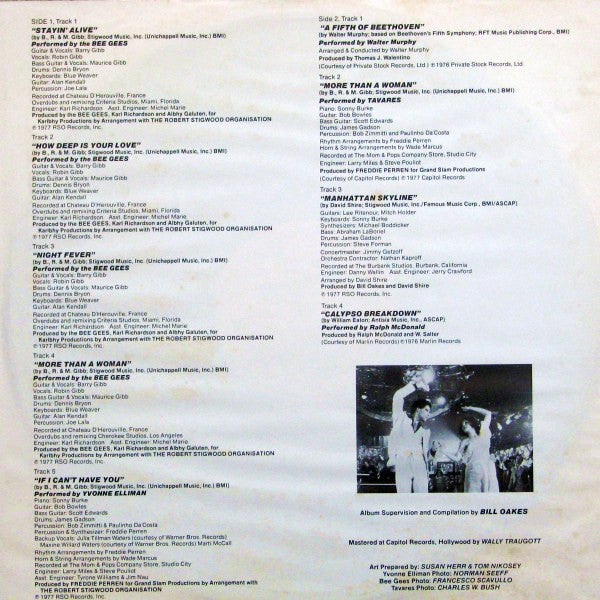 Saturday Night Fever (The Original Movie Sound Track) | Rectangle Triangle