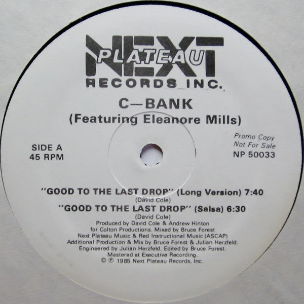 Good To The Last Drop C-Bank,Eleanore Mills