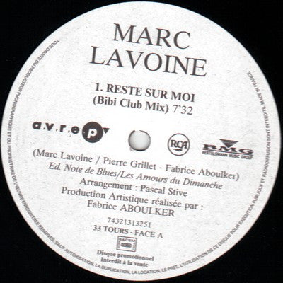 Reste Sur Moi Marc Lavoine