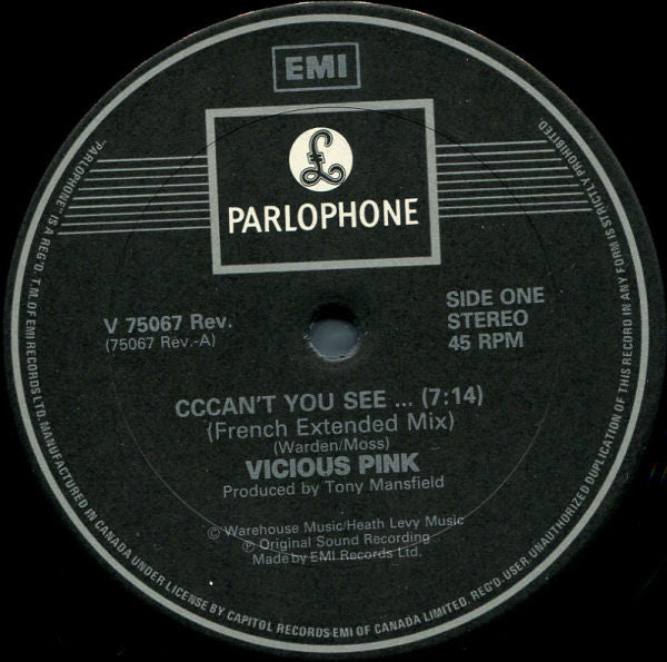 Cccan't You See... Vicious Pink