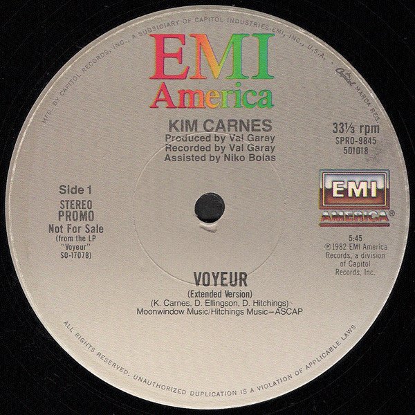 Voyeur (version étendue) Kim Carnes