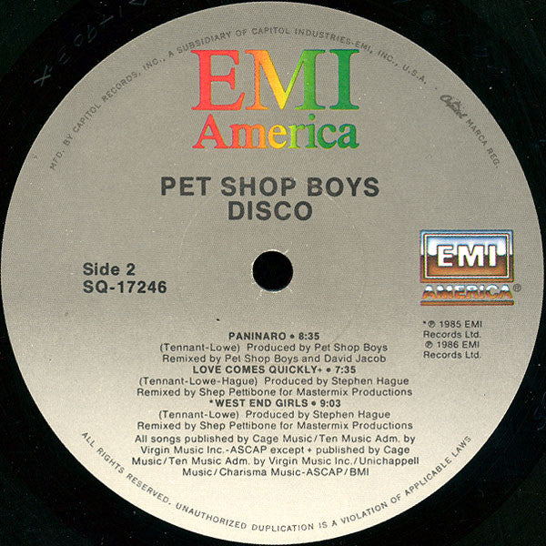 Disco Pet Shop Boys