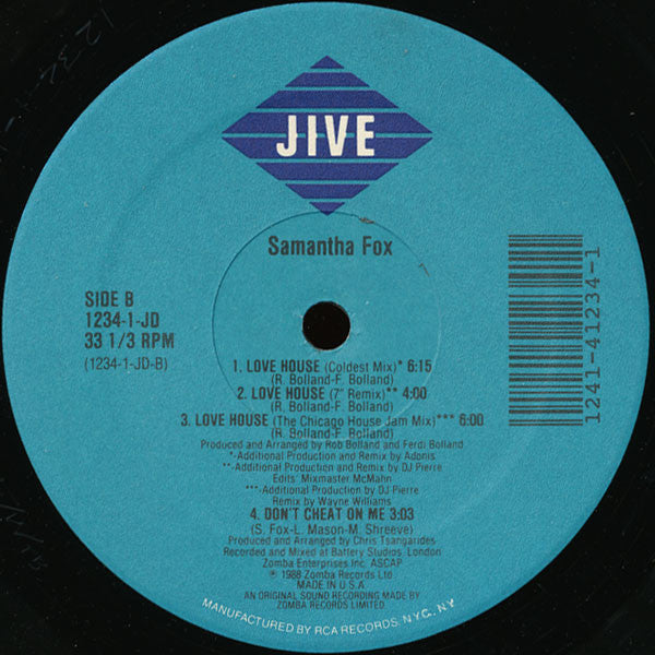Love House Samantha Fox