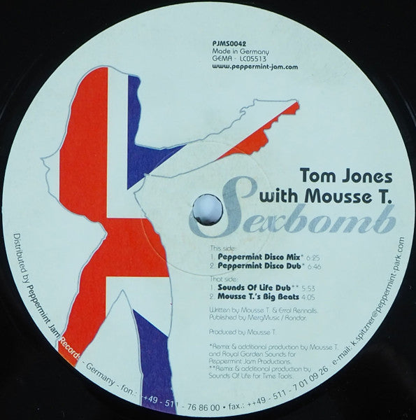 Bombe sexuelle Tom Jones, Mousse T.