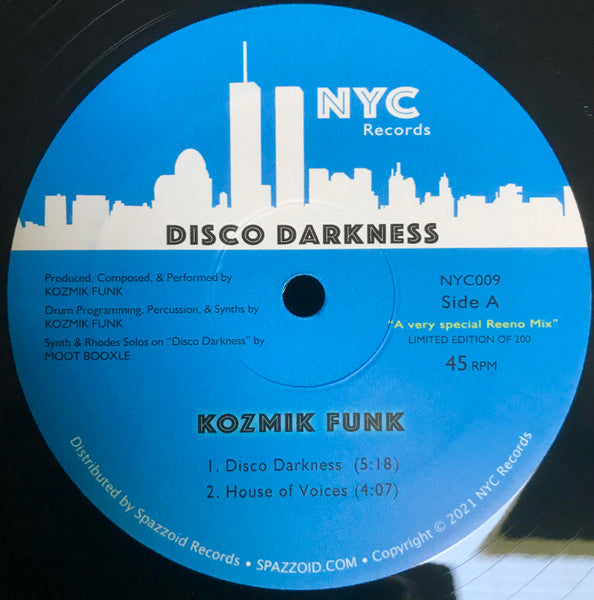 Disco Darkness E.P. Kozmik Funk
