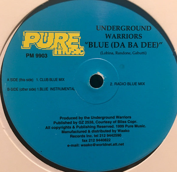 Blue (Da Ba Dee) | Rectangle Triangle