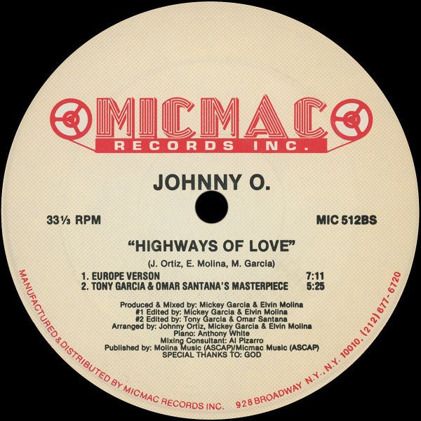 Les autoroutes de l'amour Johnny O