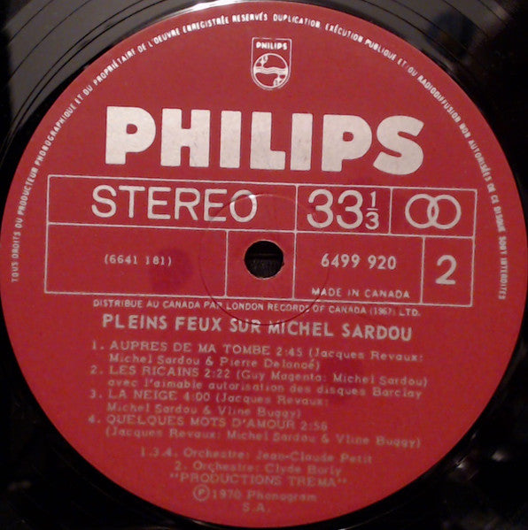 Pleins Feux Sur Michel Sardou | Rectangle Triangle