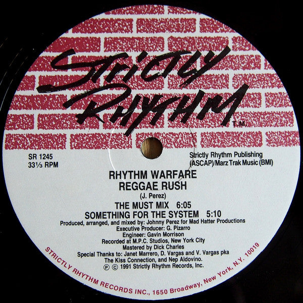 Reggae Rush / Get It Up Rhythm Warfare