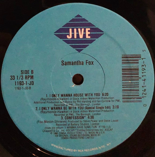 I Only Wanna Be With You Samantha Fox