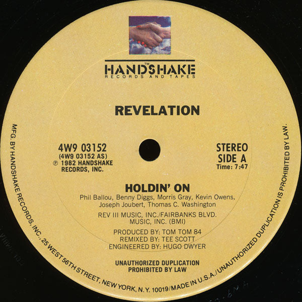 Holdin' On / You Are My Choice | Rectangle Triangle  