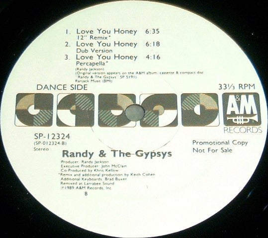 Je t'aime chérie Randy et les Gitans