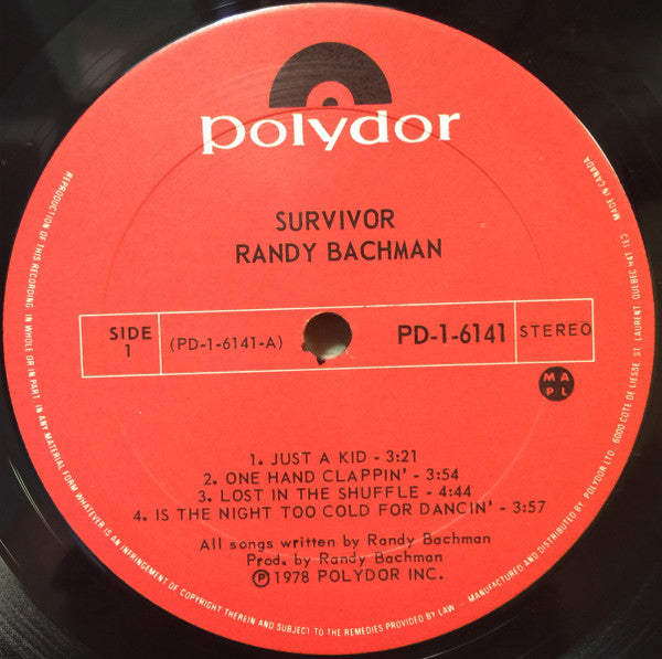 Survivor Randy Bachman
