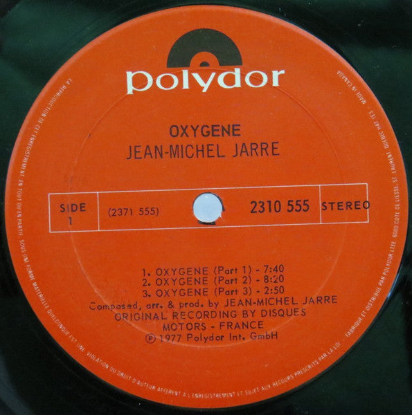 Oxygene Jean-Michel Jarre