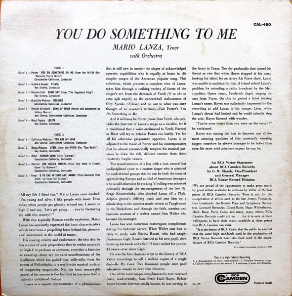 You Do Something To Me