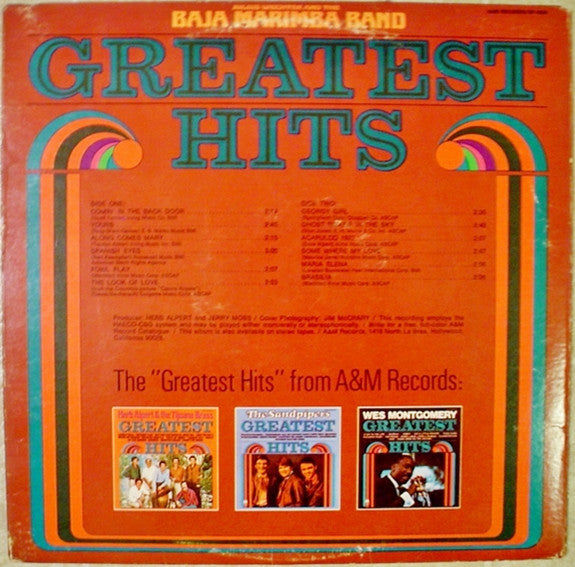 Greatest Hits Julius Wechter,Baja Marimba Band
