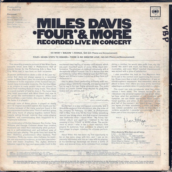 Four' &amp; More (enregistré en concert) Miles Davis