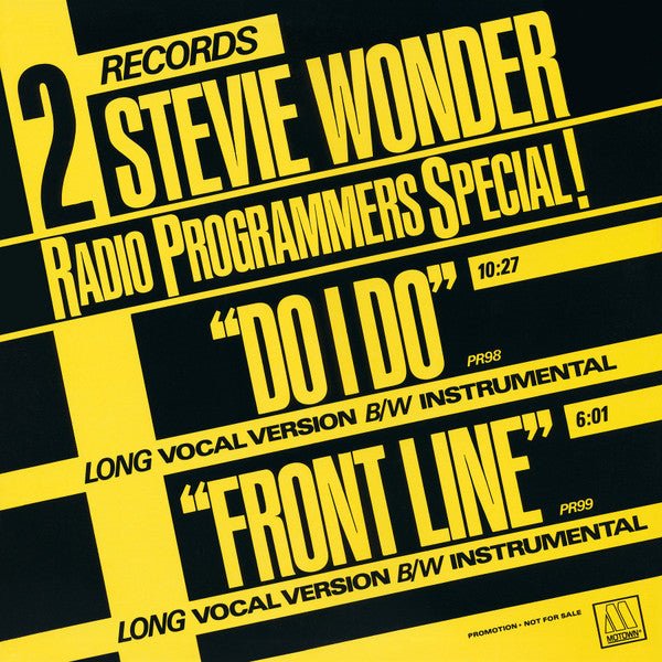 Do I Do / Front Line Stevie Wonder