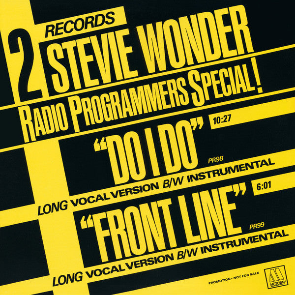 Do I Do / Front Line Stevie Wonder
