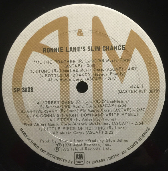 Ronnie Lane's Slim Chance | Rectangle Triangle