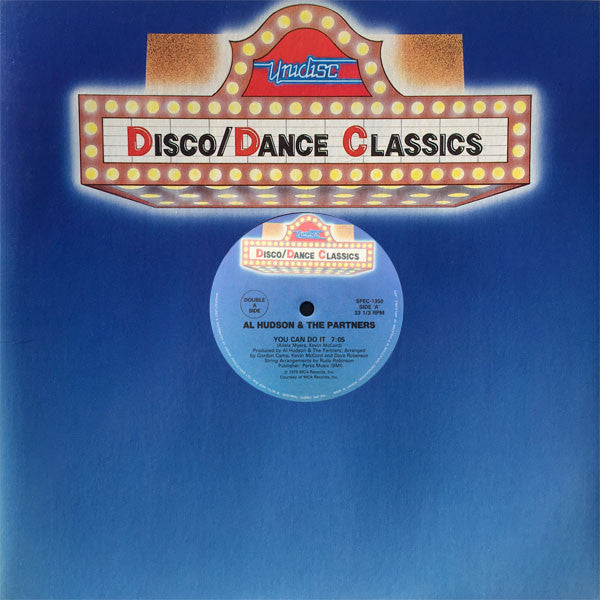 Tu peux le faire / Danse et secoue ton tambourin Al Hudson &amp; The Partners, le groupe de robots Universal